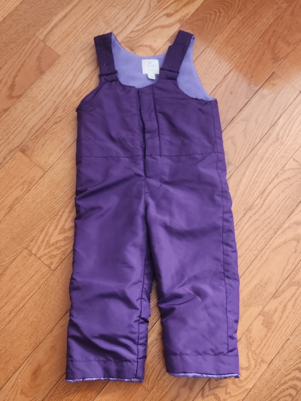 The Children's Place Purple Snow Bib Overalls